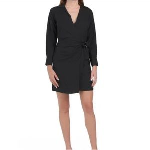 NEW Vince Black Wrap Dress